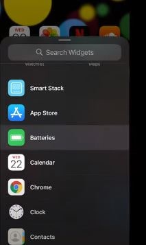 Batteries menu iphone 13 
