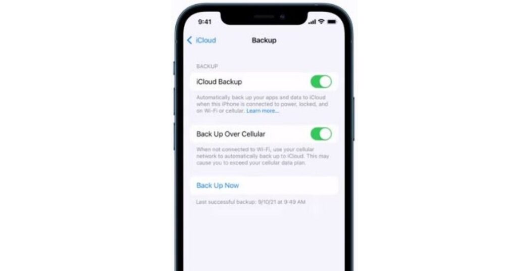 How to back up iPhone