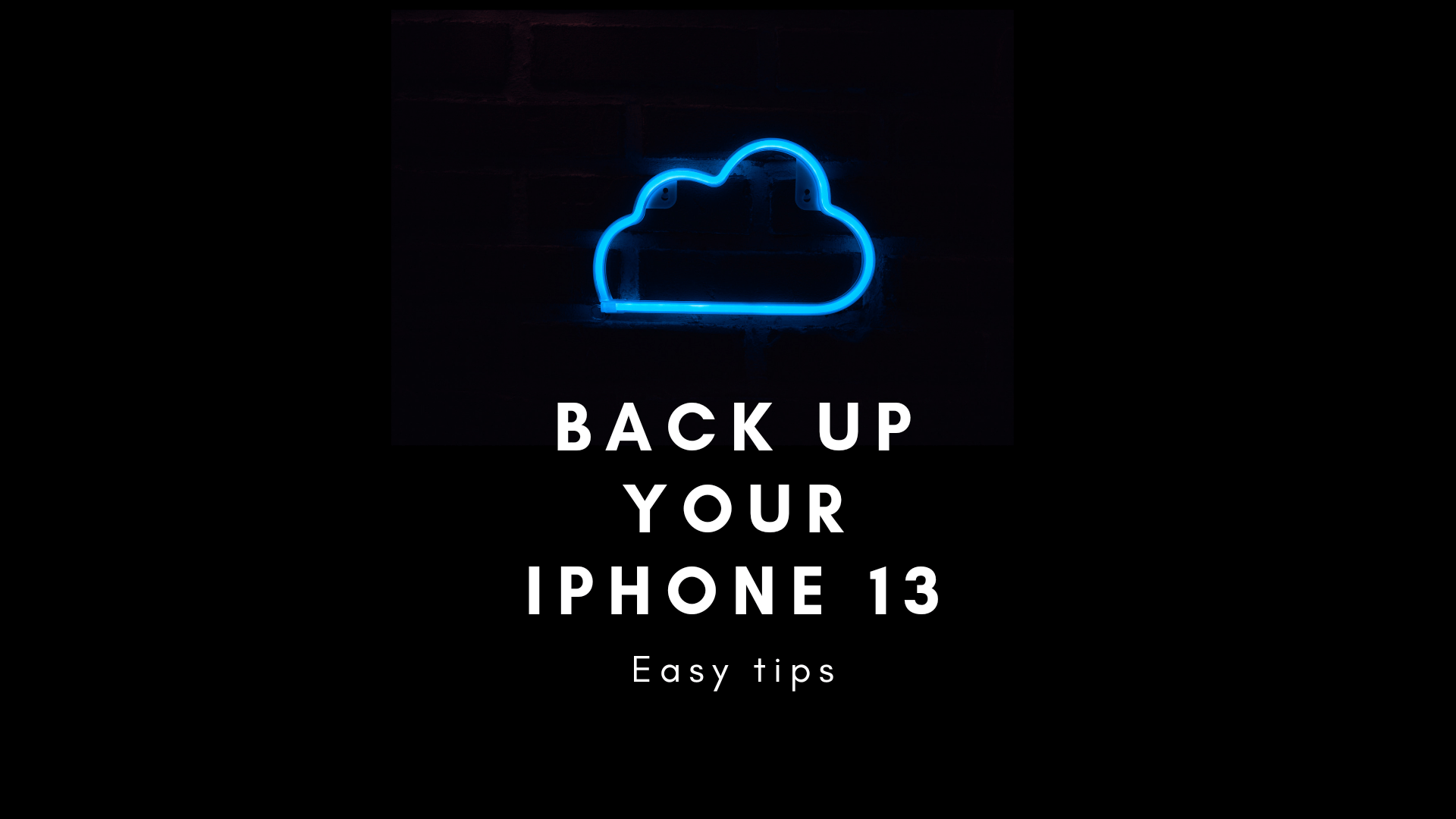How to back up iPhone 13 and 13 Pro to iCloud