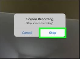 Stop screen recoding iPhone 13