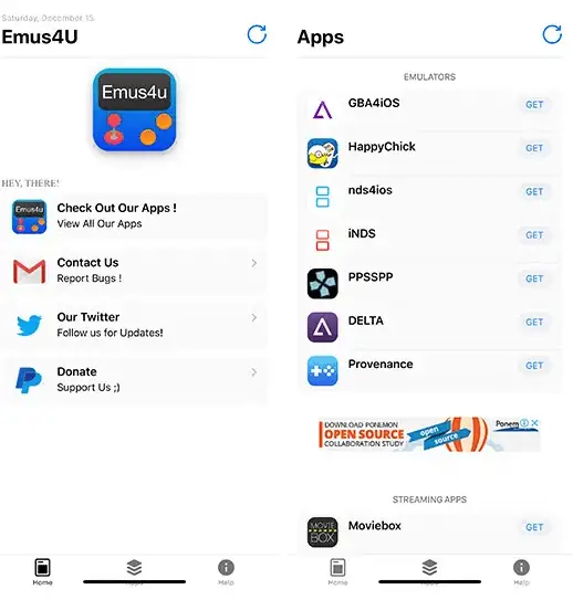 Emus4U App store