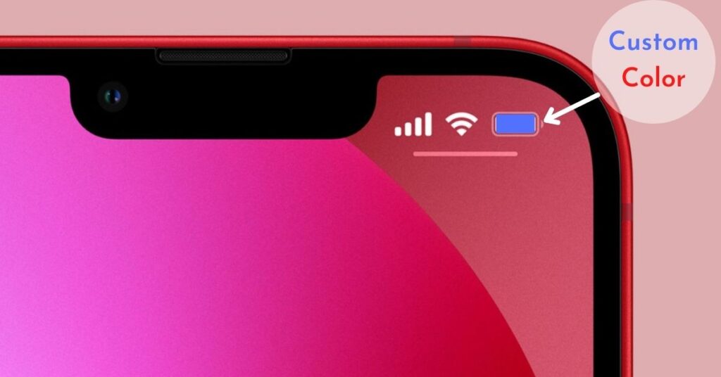 Change iPhone battery color