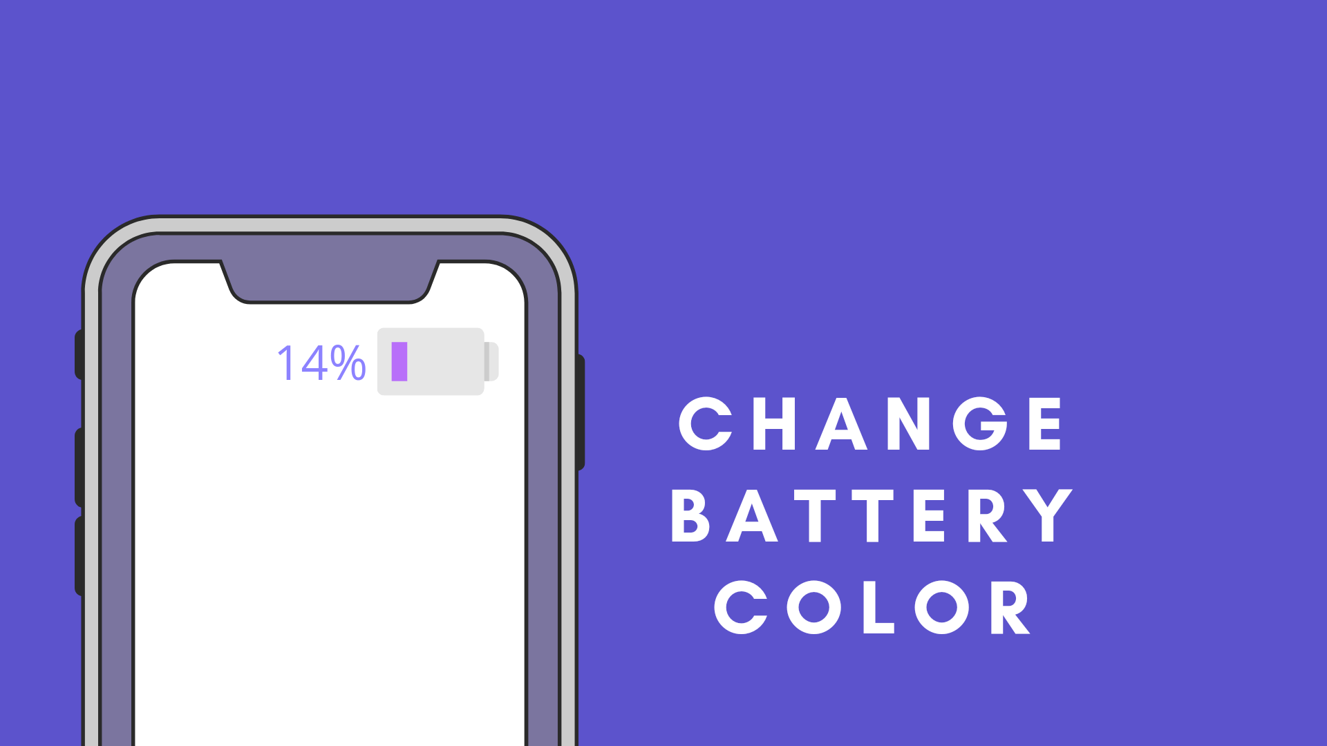 4 ways to change iPhone Battery Color