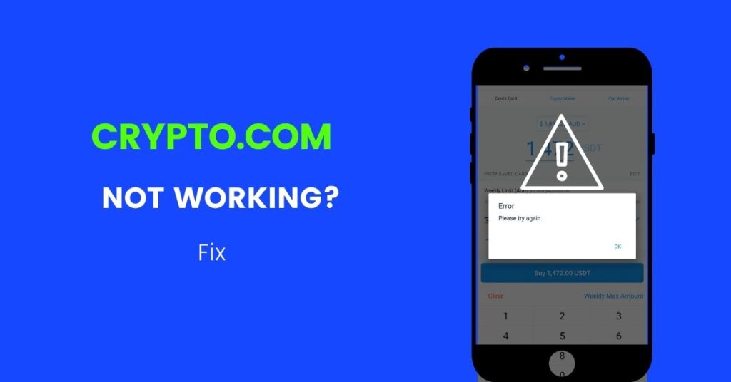 crypto com app not working today