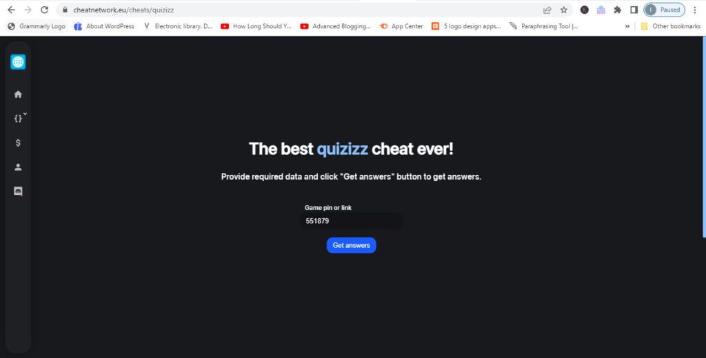 Cheat Network Quizizz