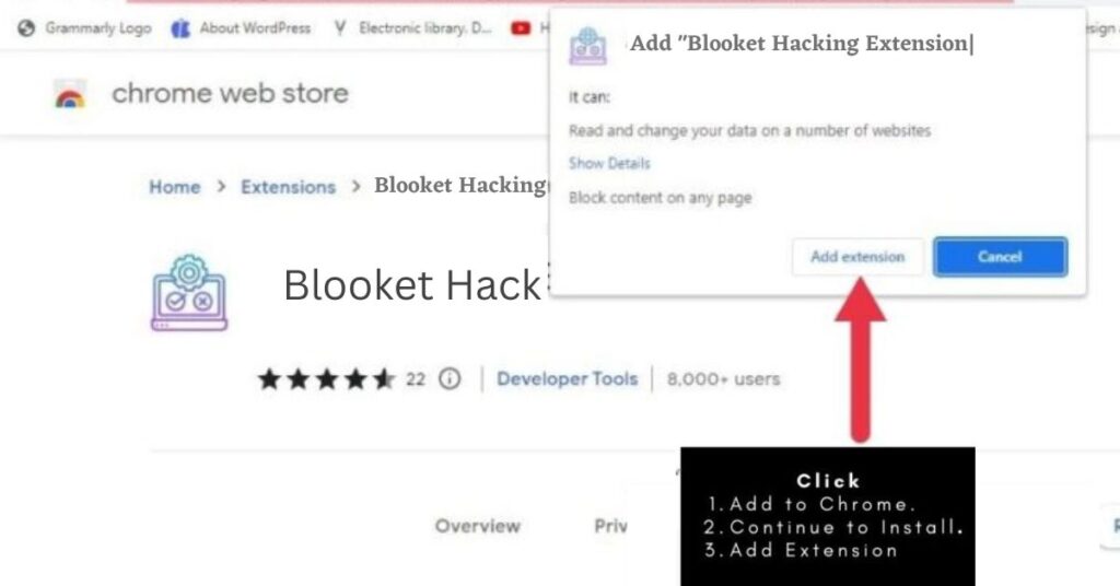 Blooket hack extension
