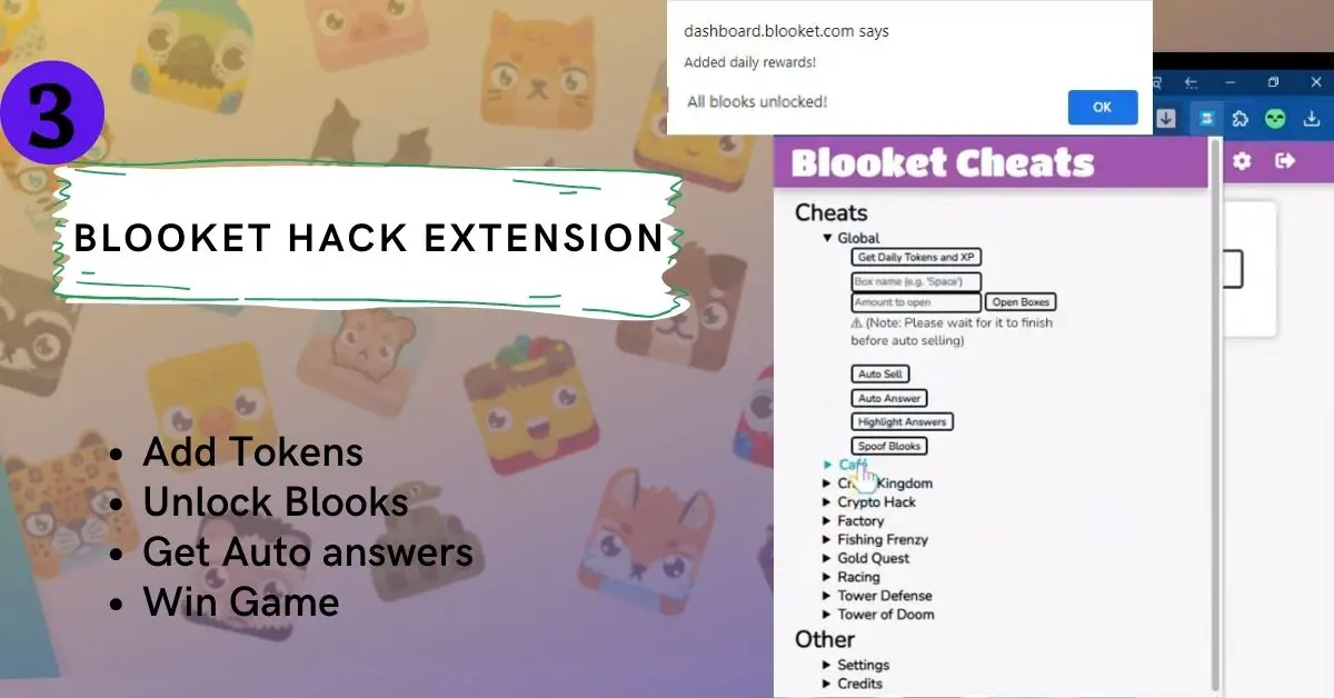 Blooket hack extension