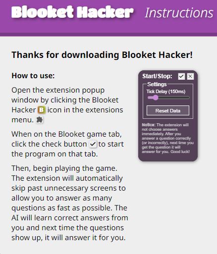blooket hacker extension